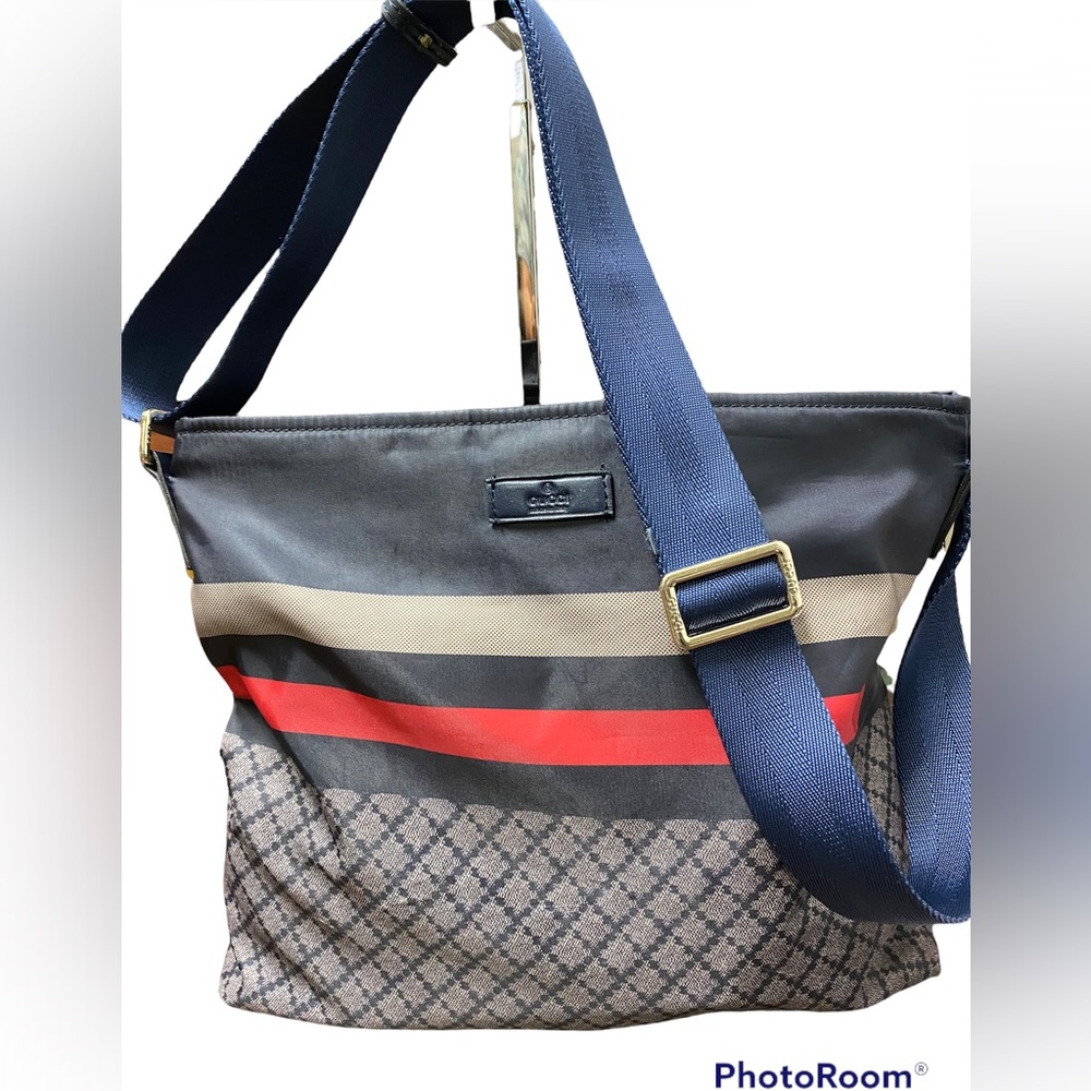 Gucci nylon diamante crossbody bag
